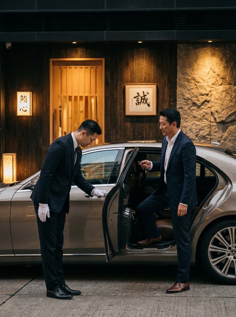 발렛 파킹 — 매장 도착과 차량 주차 서비스